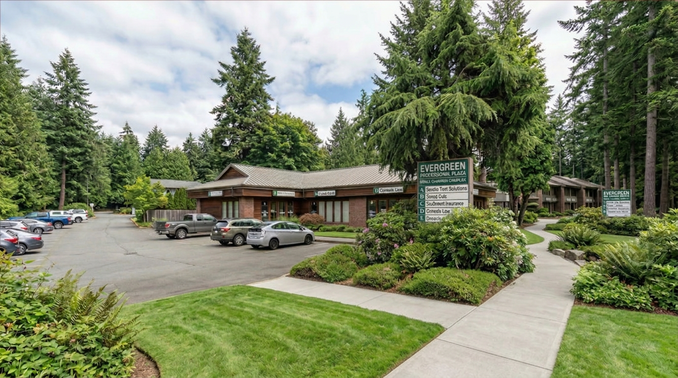 After: Pristine commercial property maintained by ManageMowed